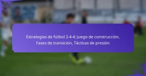 Estrategias de fútbol 2-4-4: Juego de construcción, Fases de transición, Tácticas de presión