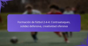 Formación de fútbol 2-4-4: Contraataques, solidez defensiva, creatividad ofensiva